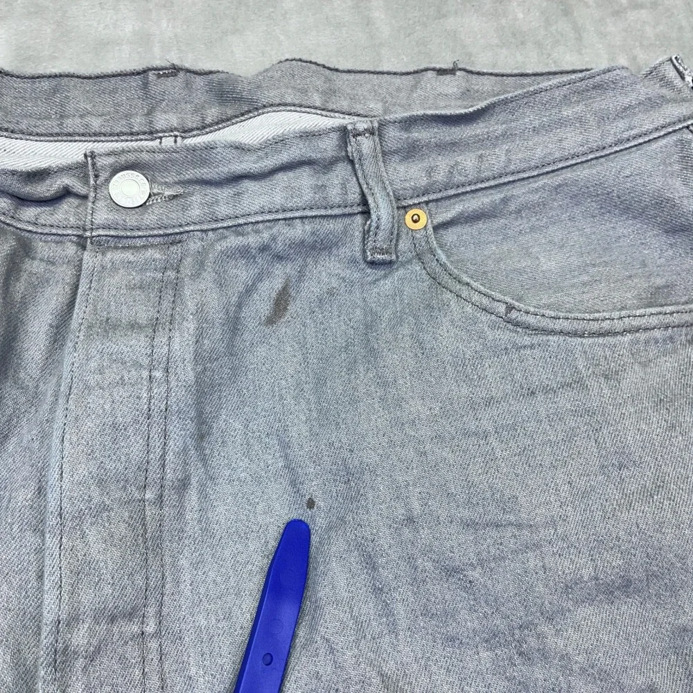 Levi's 501‎ Men's Jeans Denim Straight Leg Button Fly Distressed Sz 44 Fits 41